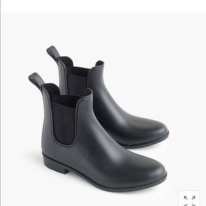 J Crew Matte Ankle Rain Bootie